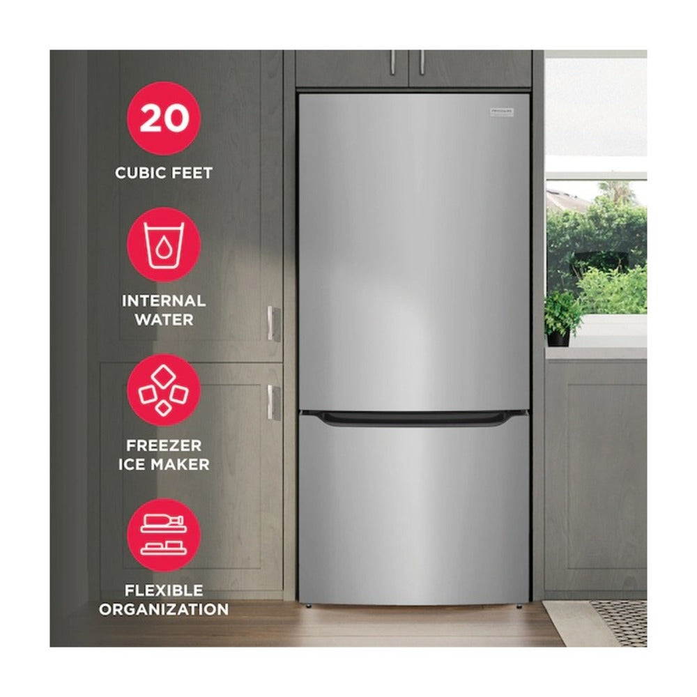 Frigidaire Gallery 20 Cu. Ft. Standard-Depth Bottom Freezer Refrigerator