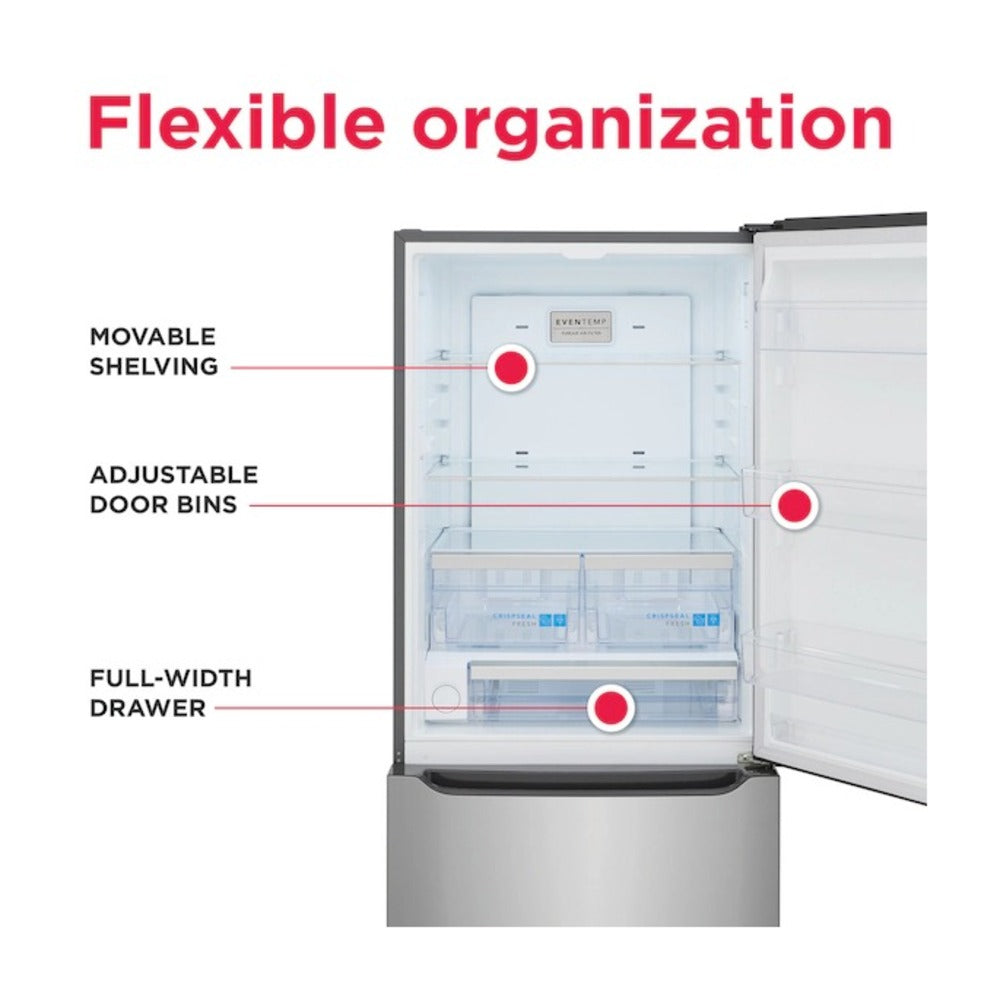 Frigidaire Gallery 20 Cu. Ft. Standard-Depth Bottom Freezer Refrigerator