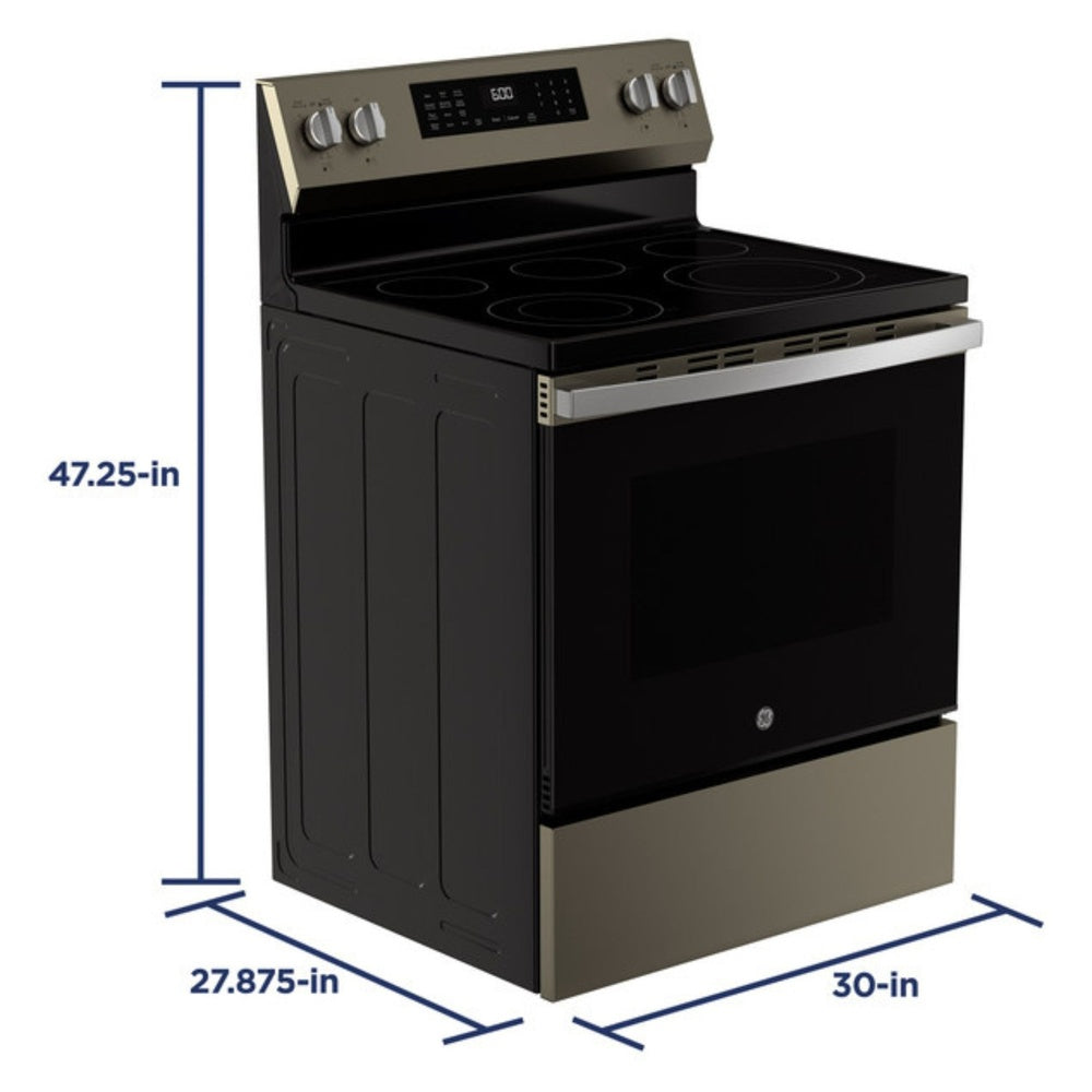 GE GE® ENERGY STAR® 30" Free-Standing Electric Convection Range with No Preheat Air