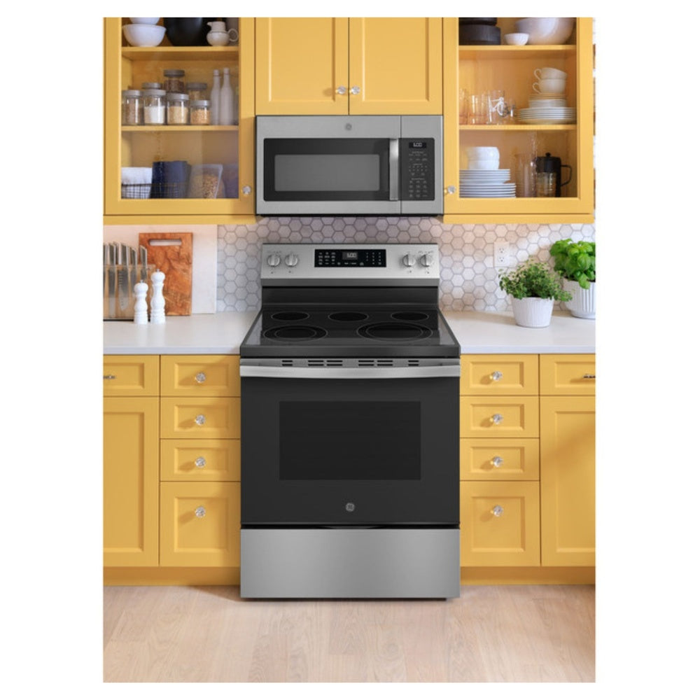 GE GE® ENERGY STAR® 30" Free-Standing Electric Convection Range with No Preheat Air