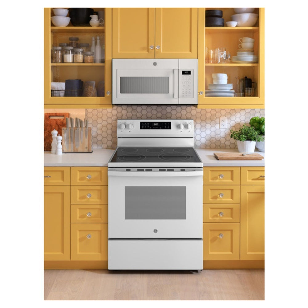 GE GE® ENERGY STAR® 30" Free-Standing Electric Convection Range with No Preheat Air