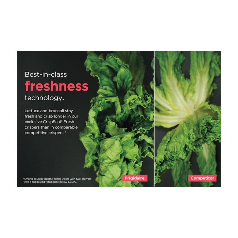 Frigidaire Gallery 22 Cu. Ft. Counter-Depth 4-Door French Door Refrigerator