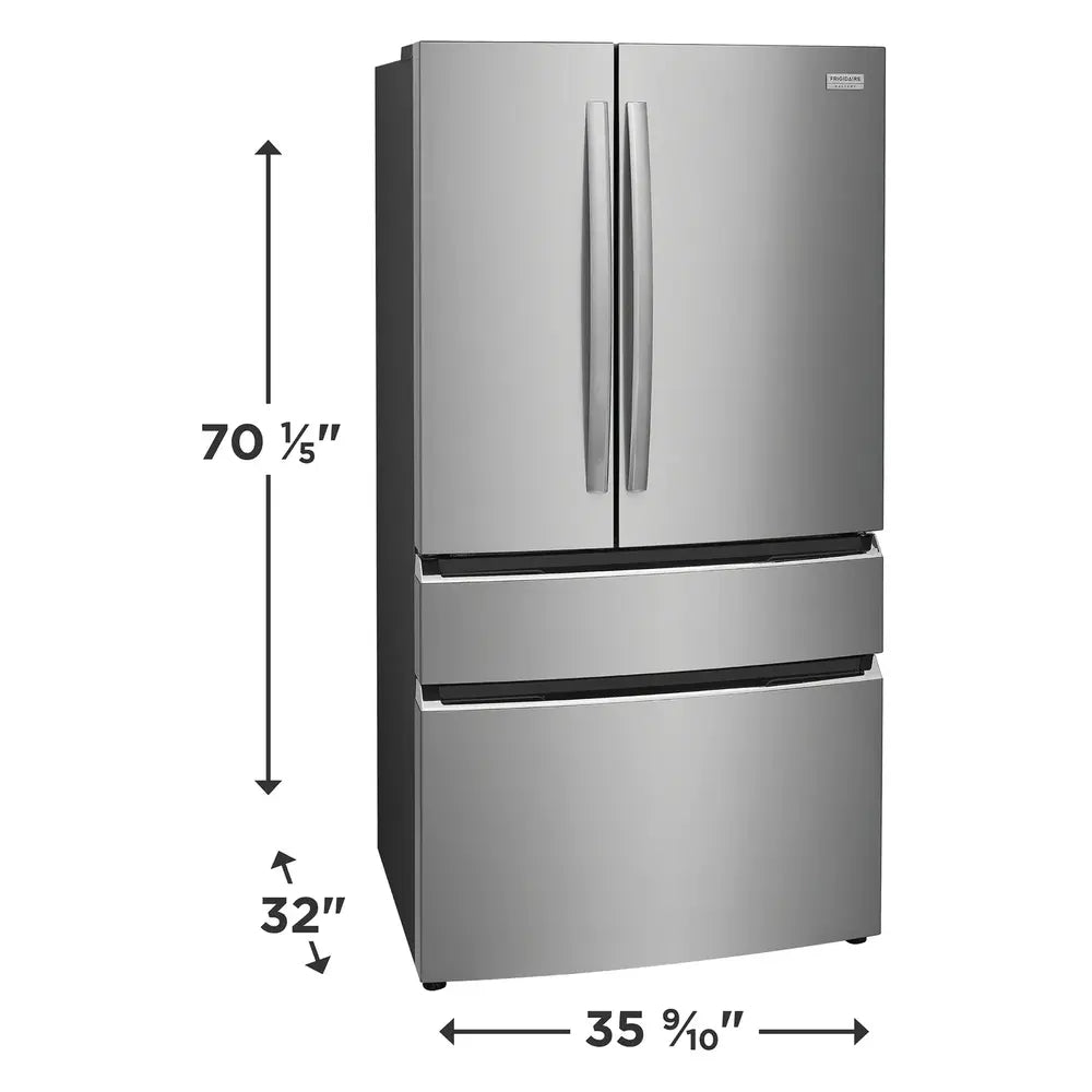 Frigidaire Gallery 22 Cu. Ft. Counter-Depth 4-Door French Door Refrigerator
