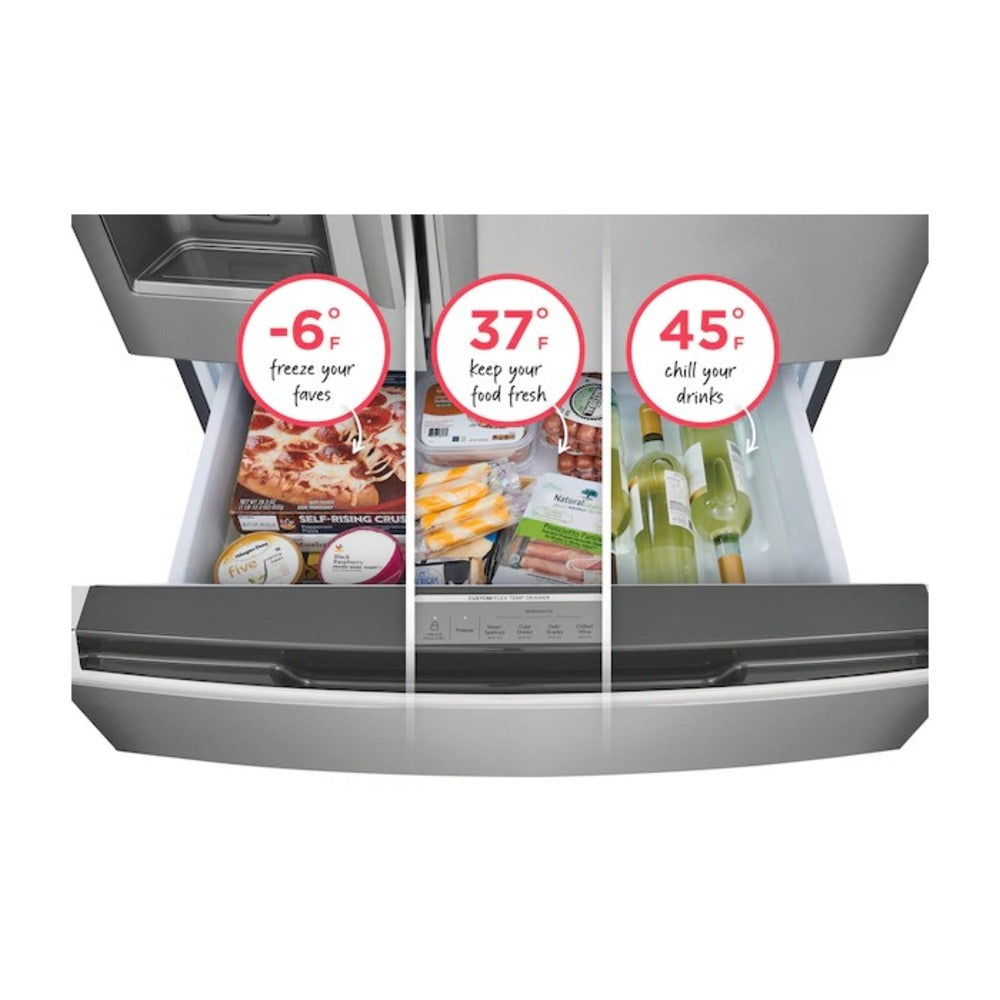 Frigidaire Gallery 27 Cu. Ft. Standard-Depth 4-Door French Door Refrigerator