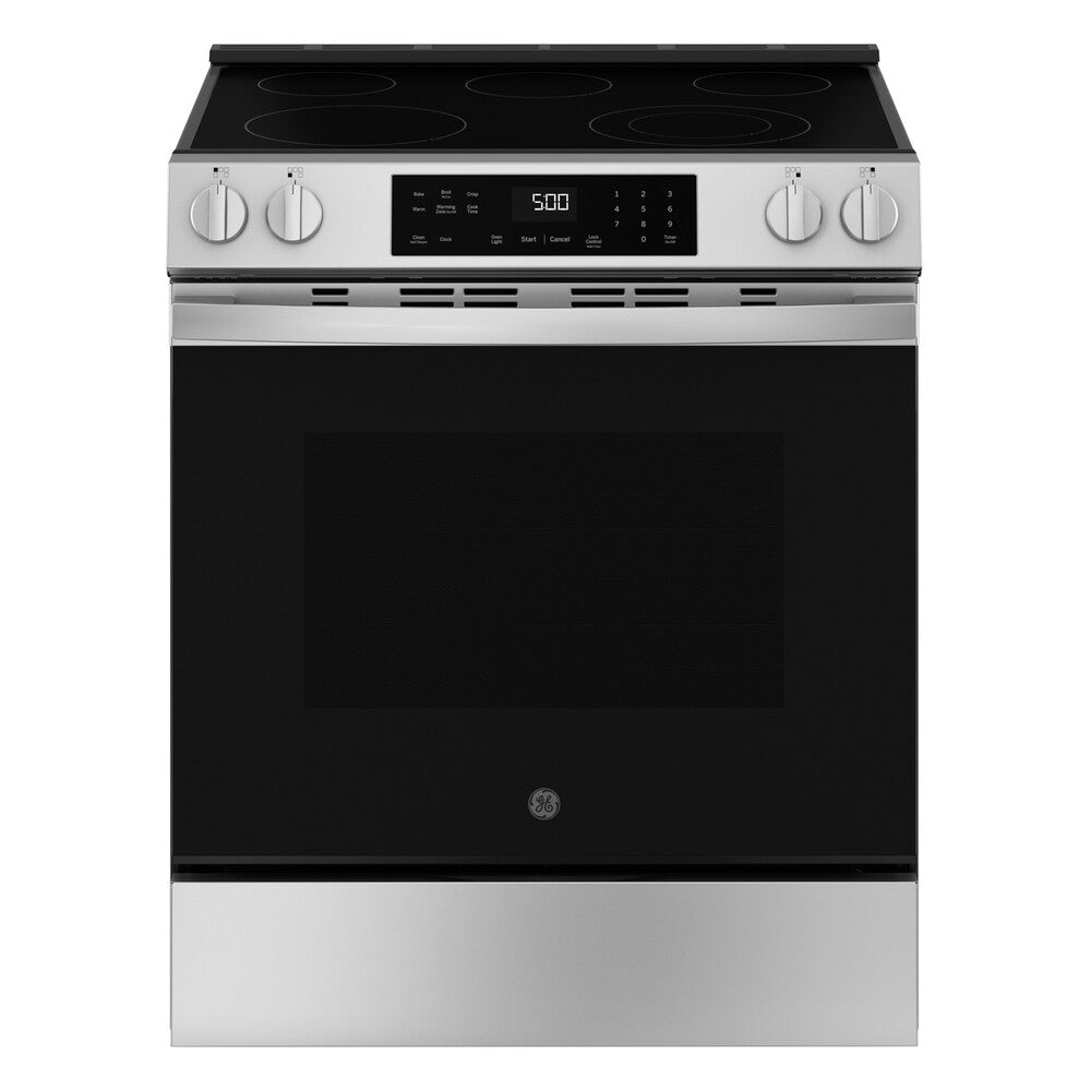 GE GE® ENERGY STAR® 30" Slide-In Electric Range with Crisp Mode
