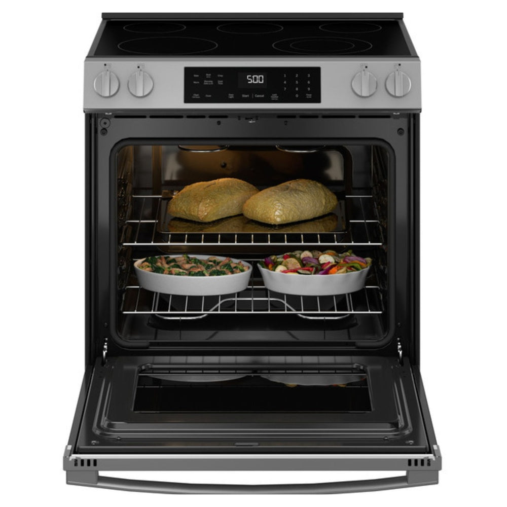 GE GE® ENERGY STAR® 30" Slide-In Electric Range with Crisp Mode