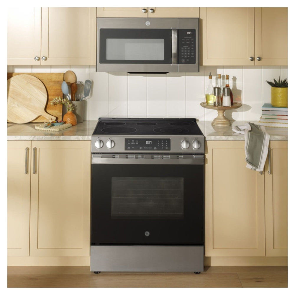 GE GE® ENERGY STAR® 30" Slide-In Electric Range with Crisp Mode