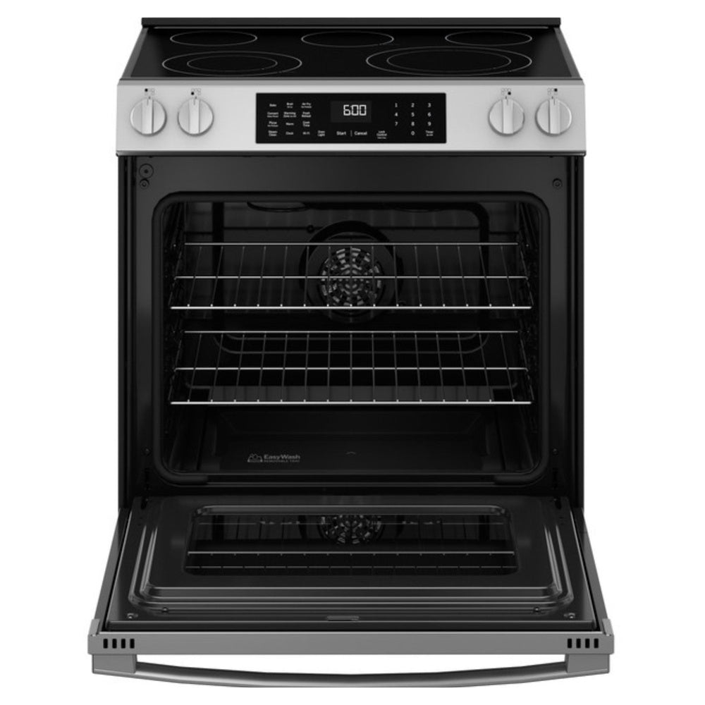 GE GE® ENERGY STAR® 30" Slide-In Electric Convection Range with No Preheat Air Fry 