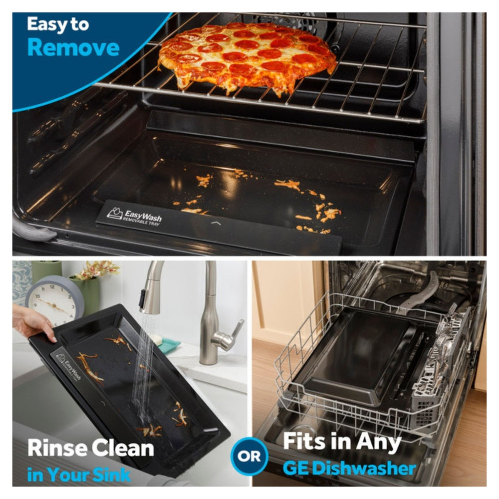 GE GE® ENERGY STAR® 30" Slide-In Electric Convection Range with No Preheat Air Fry 