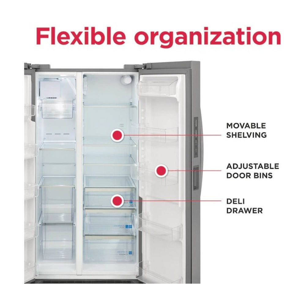 Frigidaire Gallery 26 Cu. Ft. 36" Standard Depth Side by Side Refrigerator