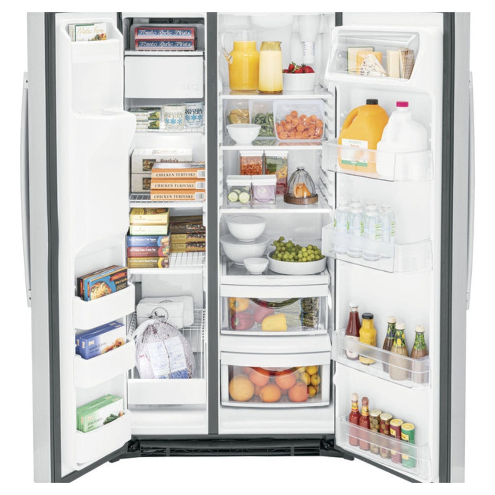 GE GE 25.3 Cu. Ft. Side-By-Side Refrigerator