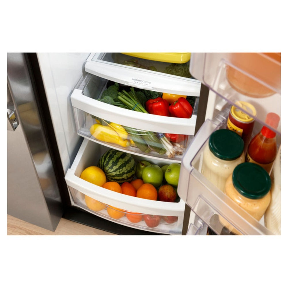 GE GE 25.3 Cu. Ft. Side-By-Side Refrigerator