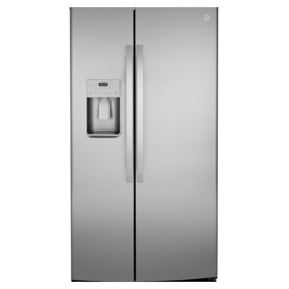 GE GE 25.1 Cu. Ft. Fingerprint Resistant Side-By-Side Refrigerator