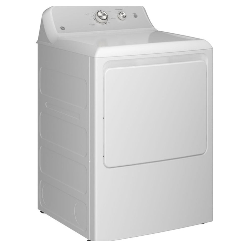GE GE® 7.2 cu. ft. Capacity Gas Dryer with Up To 120 ft. Venting and Reversible Doo