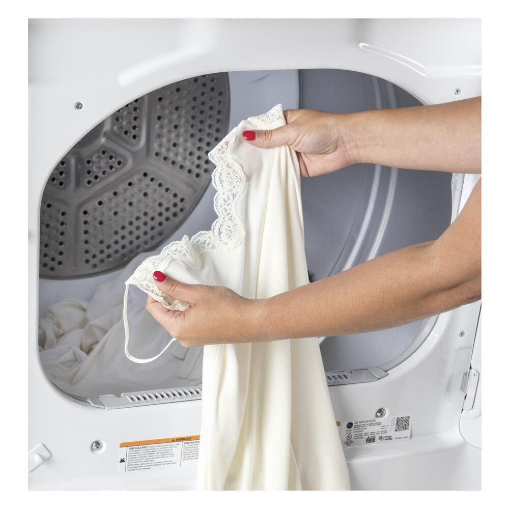 GE GE® 7.2 cu. ft. Capacity aluminized alloy drum Electric Dryer with Sensor Dry