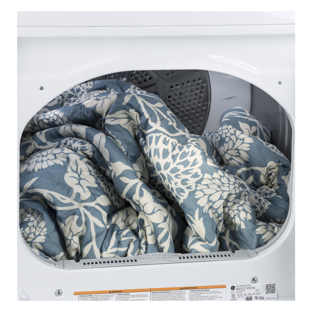 GE GE® 7.2 cu. ft. Capacity aluminized alloy drum Electric Dryer with Sensor Dry