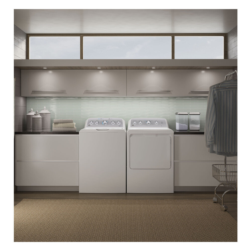 GE GE® 7.2 cu. ft. Capacity aluminized alloy drum Gas Dryer with Sensor Dry