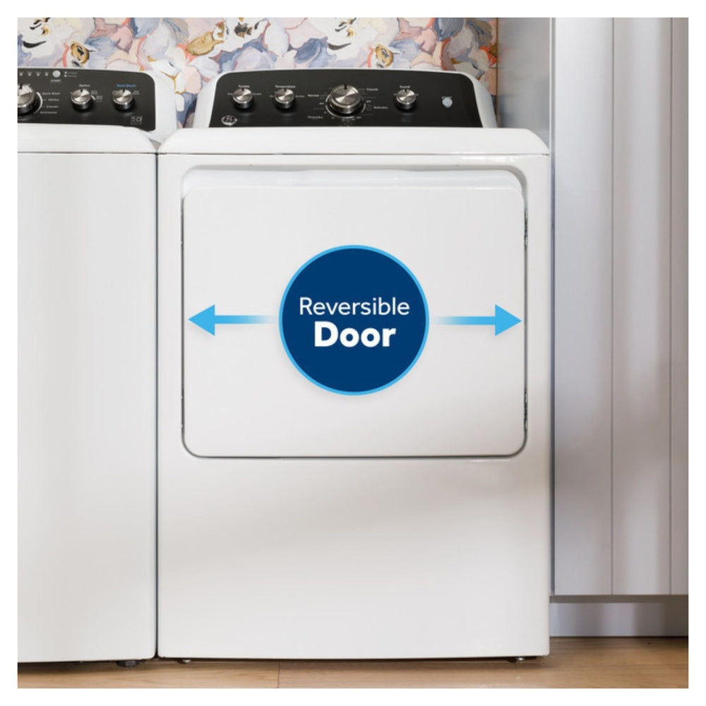 GE GE® 7.2 cu. ft. Capacity Electric Dryer with Up To 120 ft. Venting and Extended 