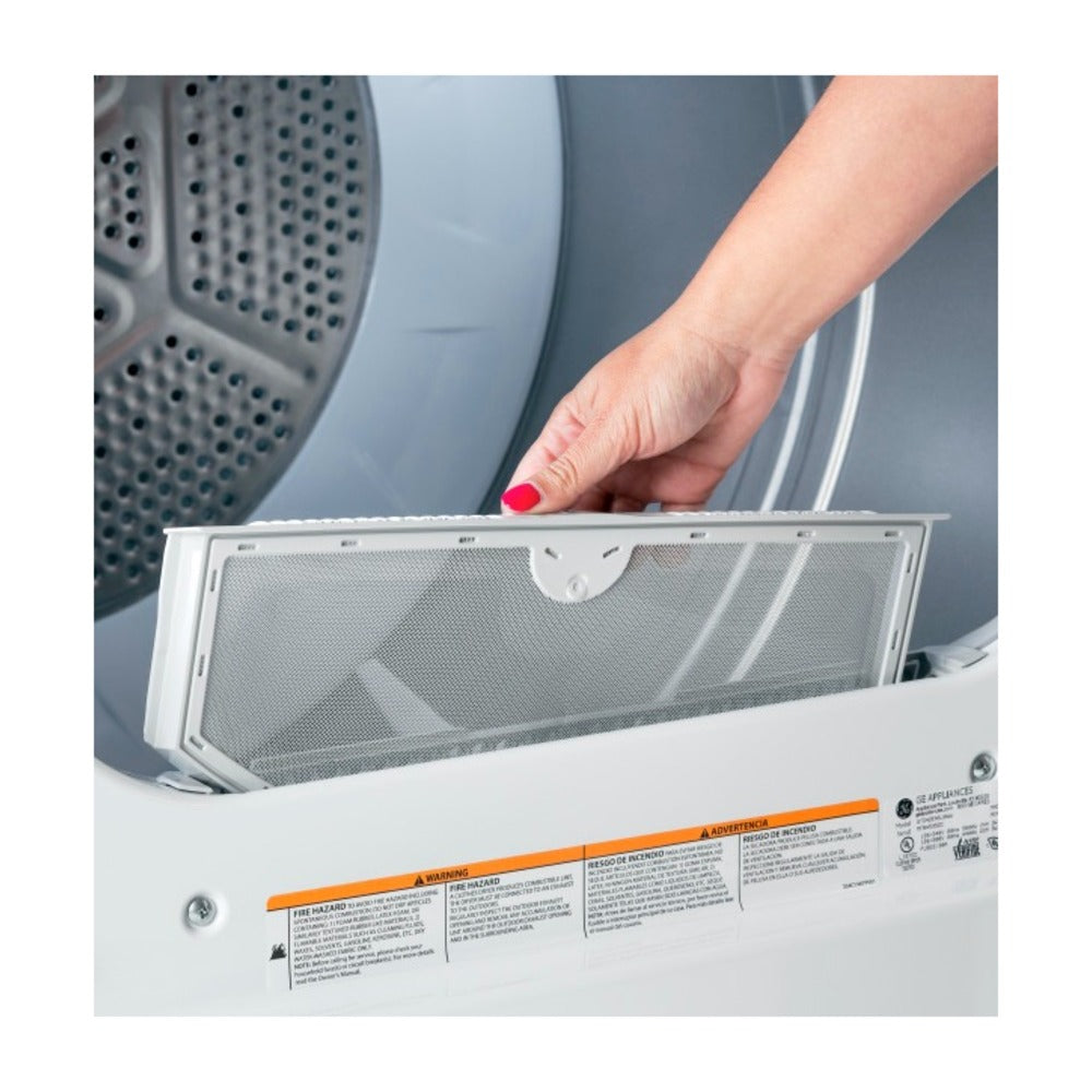 GE GE® 7.2 cu. ft. Capacity Gas Dryer with Up To 120 ft. Venting and Extended Tumbl