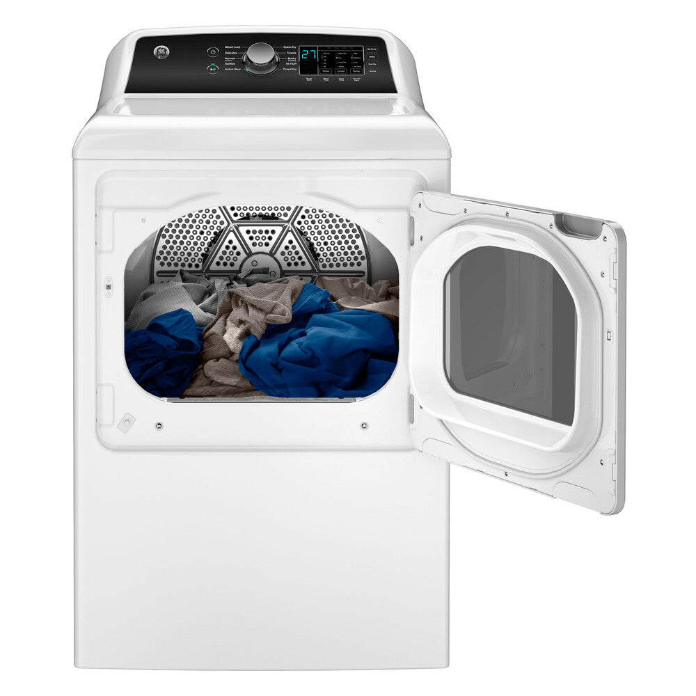 GE GE® 7.4 cu. ft. Capacity Electric Dryer with Up To 120 ft. Venting and Sensor Dr