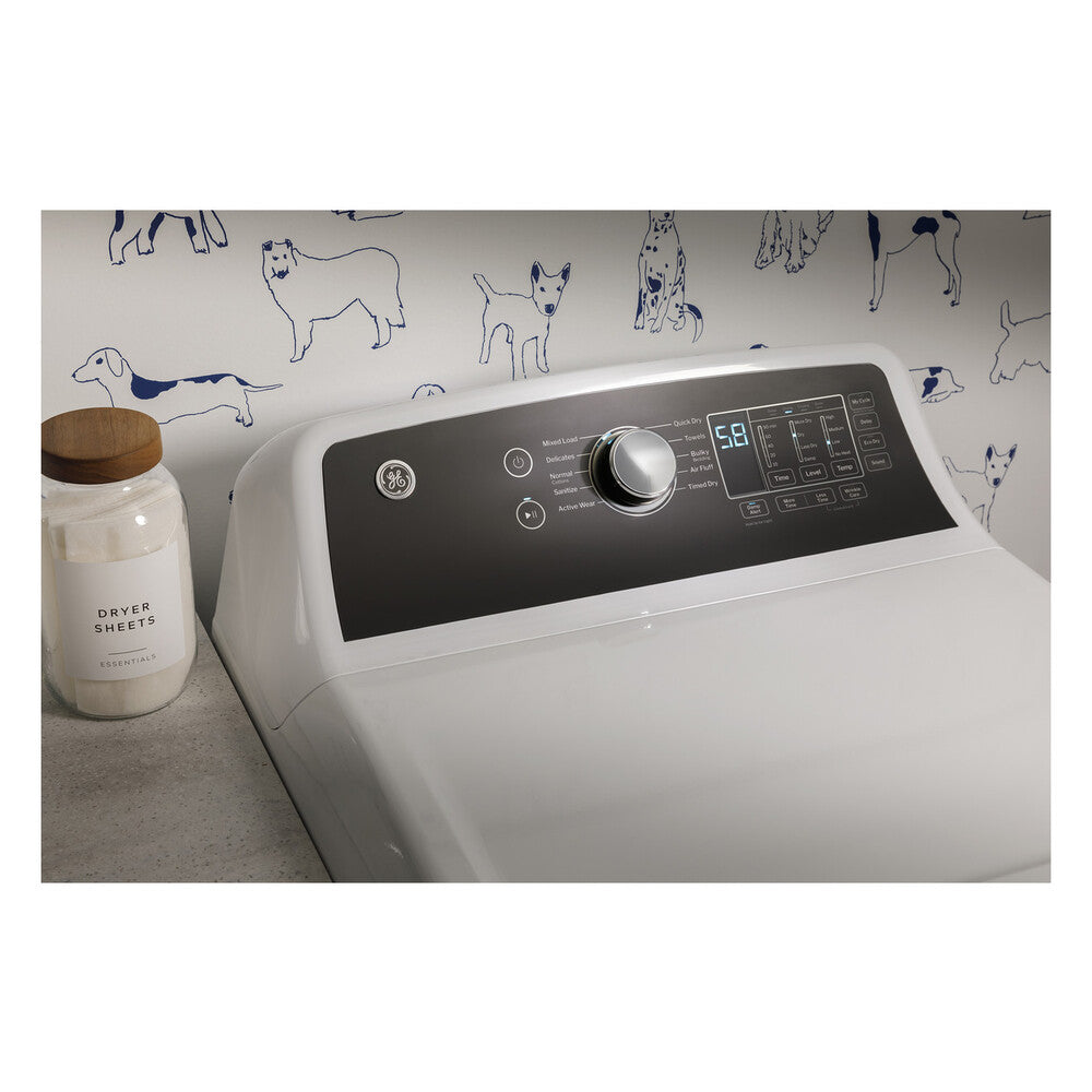 GE GE® 7.4 cu. ft. Capacity Electric Dryer with Up To 120 ft. Venting and Sensor Dr