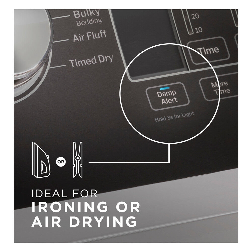 GE GE® 7.4 cu. ft. Capacity Gas Dryer with Up To 120 ft. Venting and Sensor Dry