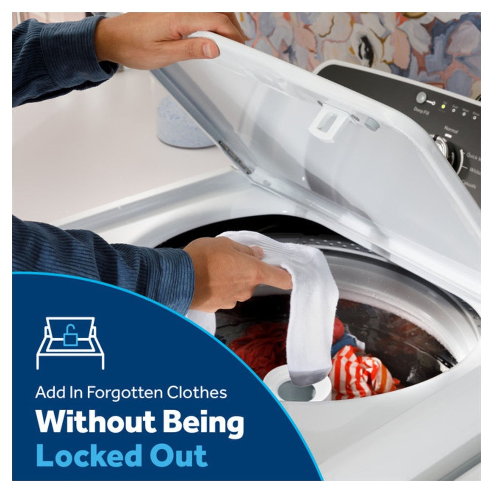 GE GE® 4.0 cu. ft. Capacity Washer with Stainless Steel Basket and Water Level Cont