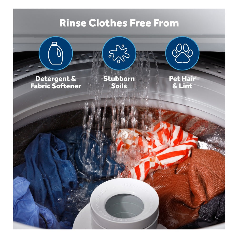 GE GE® 4.3 cu. ft. Capacity Washer with Stainless Steel Basket,Cold Plus and Water 