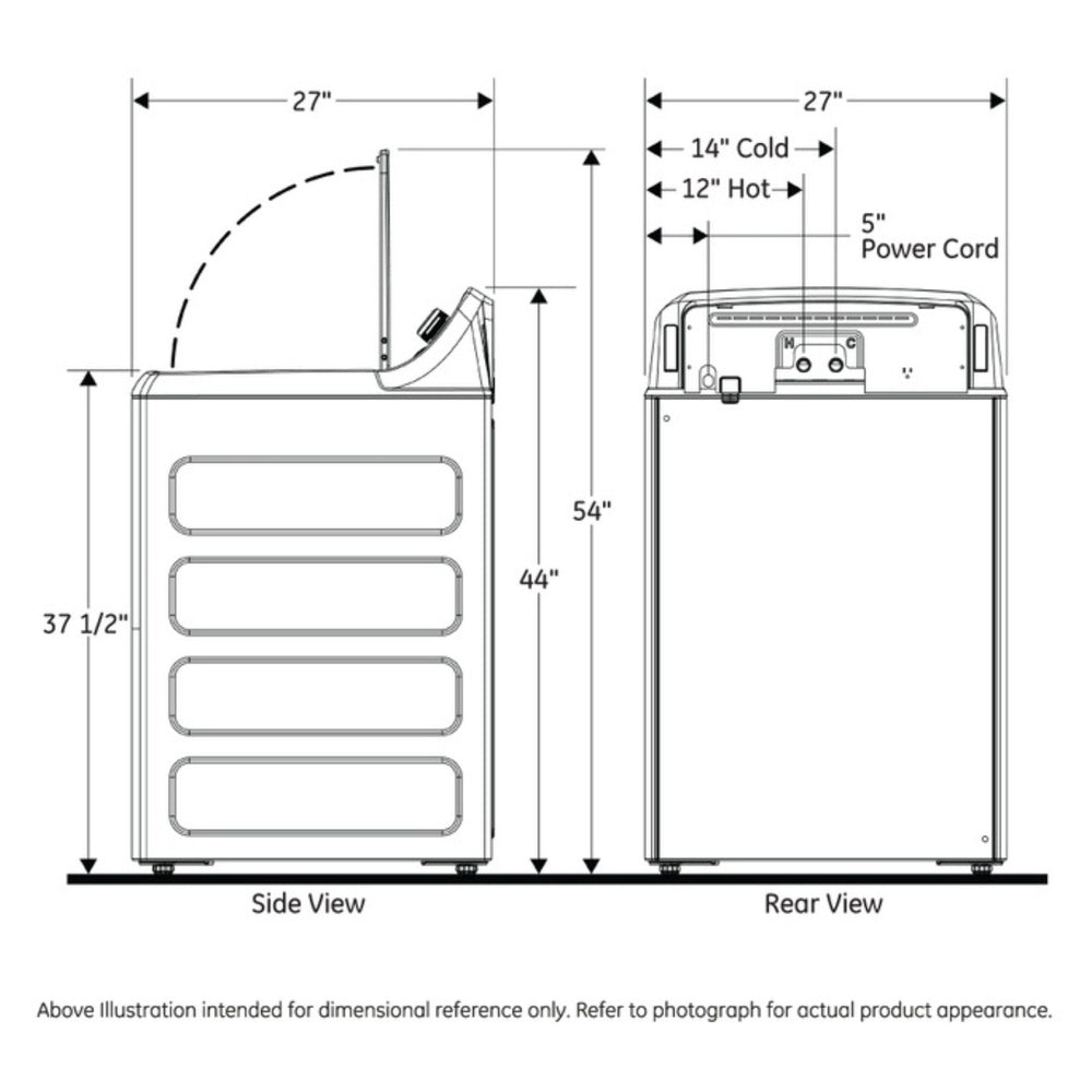 GE GE® ENERGY STAR® 4.6 cu. ft. Capacity Washer with Stainless Steel Basket
