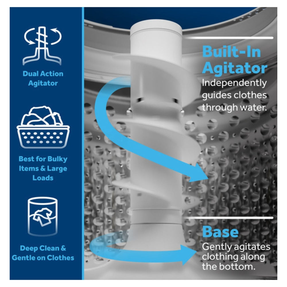 GE GE® 4.3 cu. ft. Capacity Washer with Stainless Steel Basket,5-yr Limited Warrant