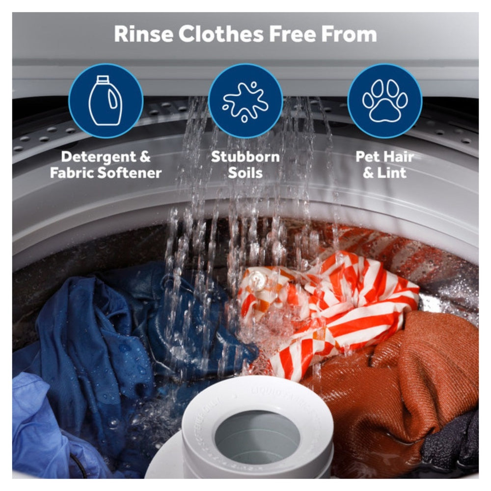 GE GE® 4.3 cu. ft. Capacity Washer with Stainless Steel Basket,5-yr Limited Warrant