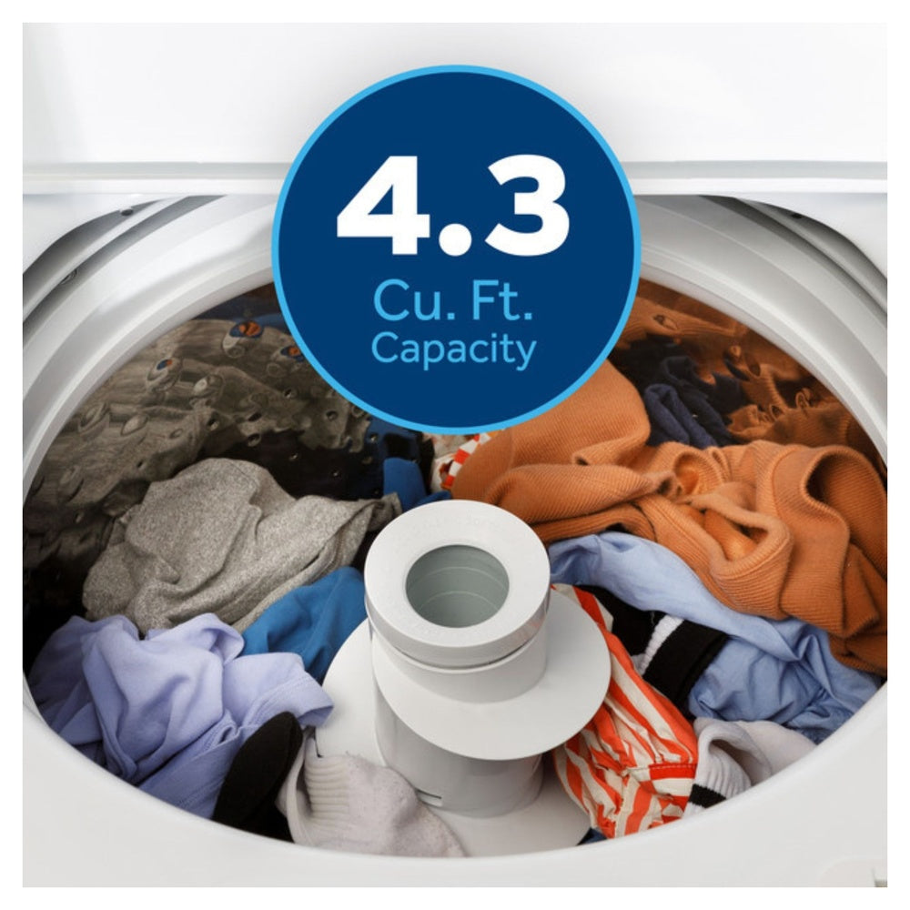 GE GE® 4.3 cu. ft. Capacity Washer with Stainless Steel Basket,5-yr Limited Warrant