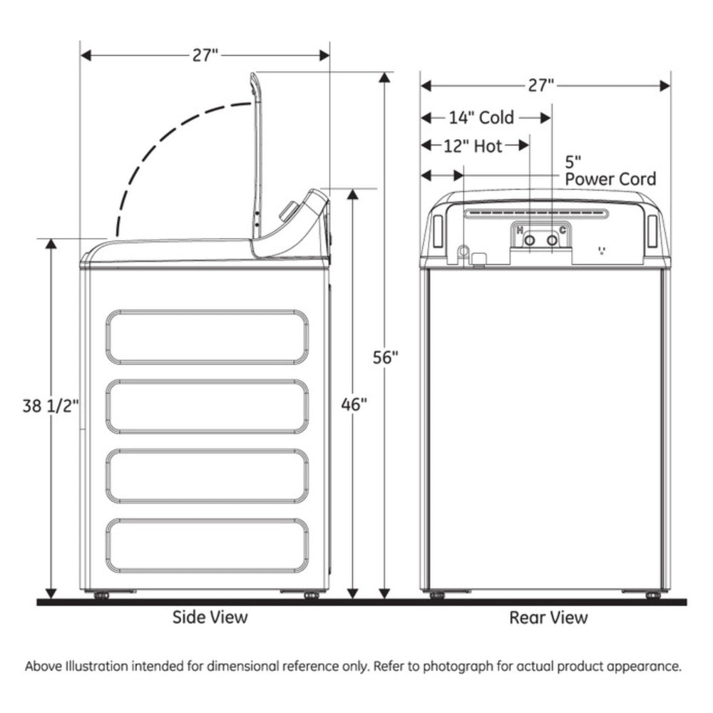 GE GE® 4.5 cu. ft. Capacity Washer with Water Level Control