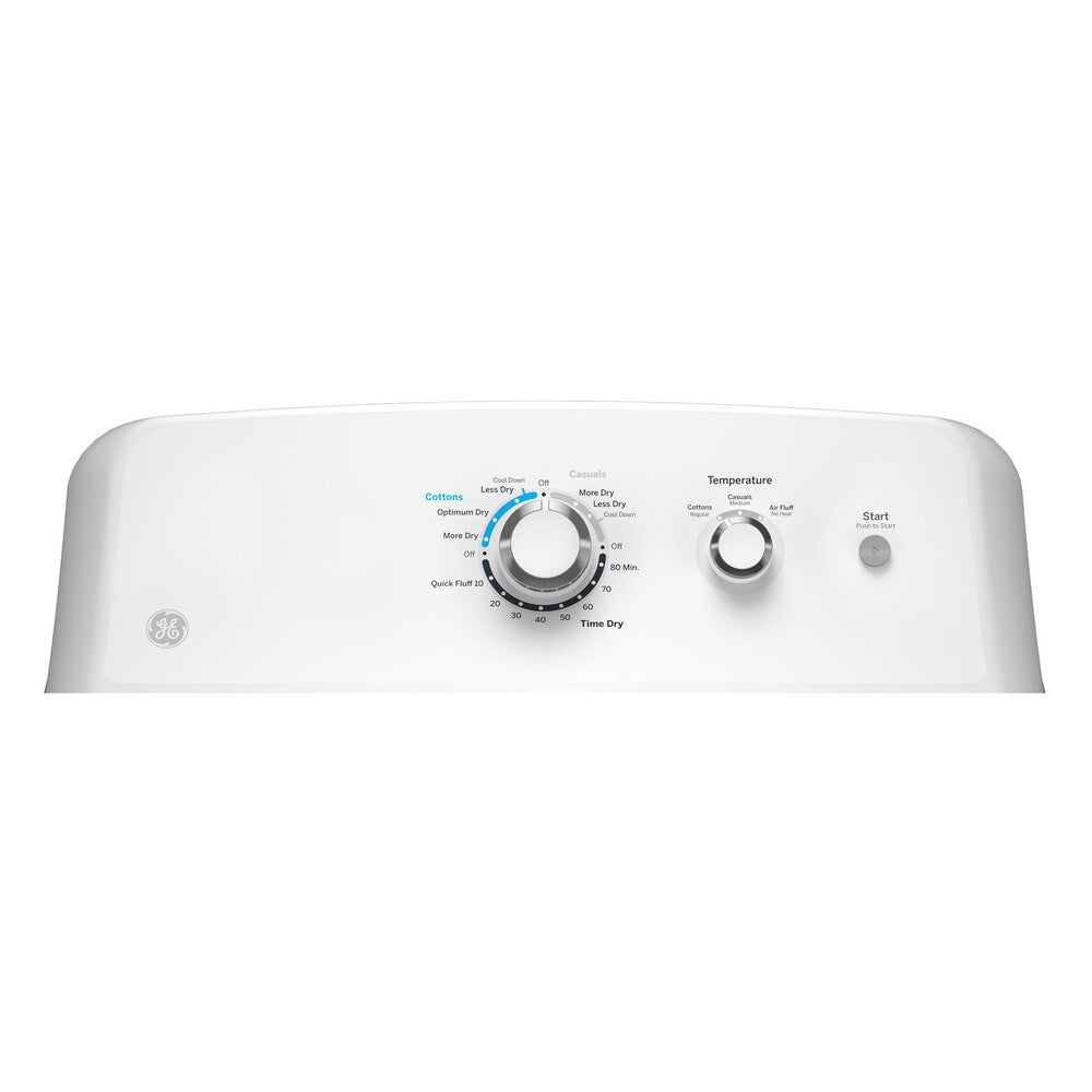 GE GE 6.2 cu. ft. Capacity Electric Dryer with Up To 120 ft. Venting and Shallow De