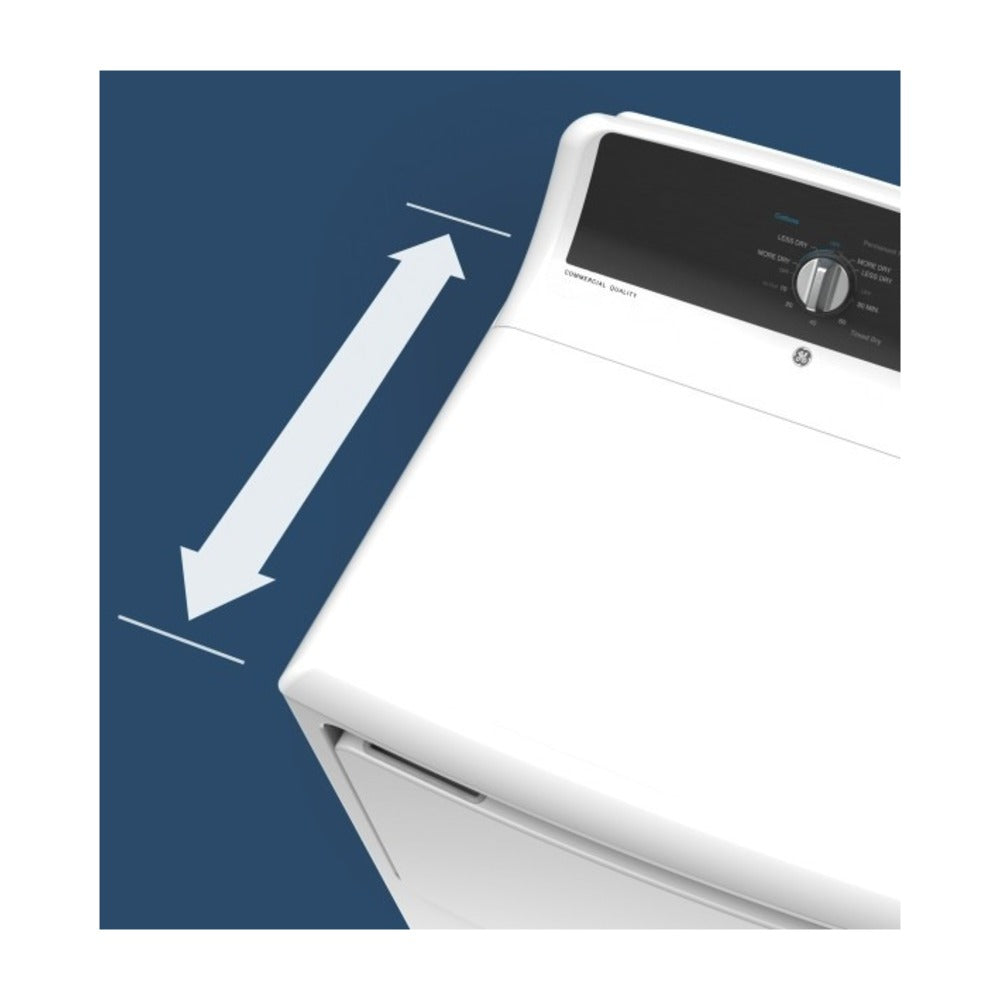 GE GE 6.2 cu. ft. Capacity Gas Dryer with Up To 120 ft. Venting and 5-yr Limited Wa