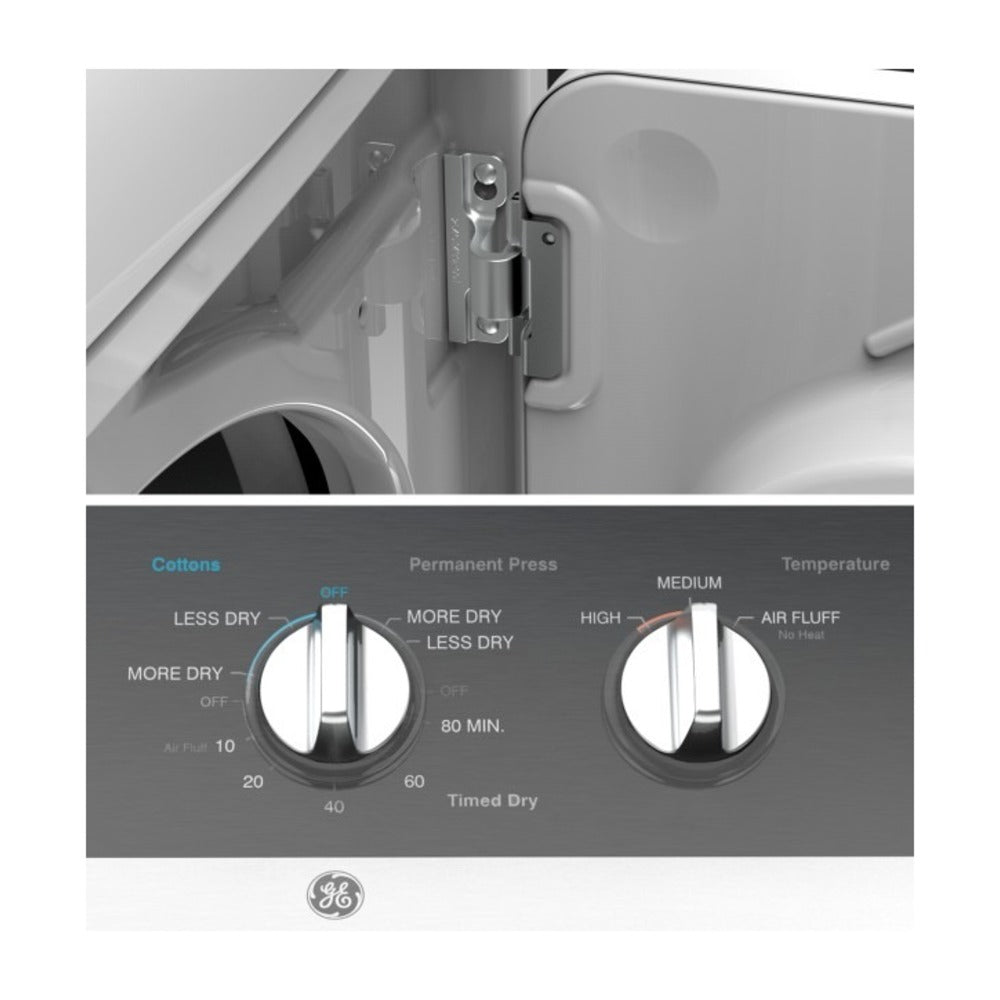 GE GE 6.2 cu. ft. Capacity Gas Dryer with Up To 120 ft. Venting and 5-yr Limited Wa