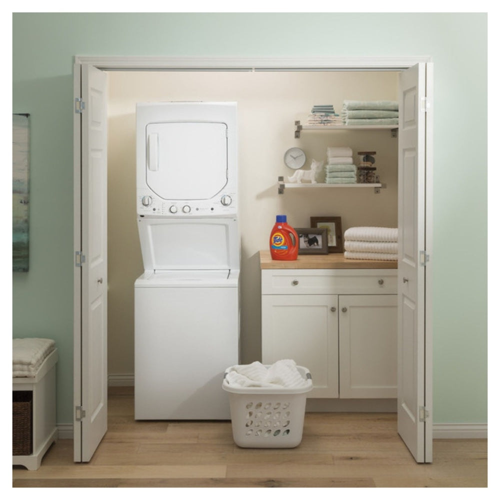 GE GE Unitized Spacemaker® 2.3 cu. ft. Capacity Washer with Stainless Steel Basket 