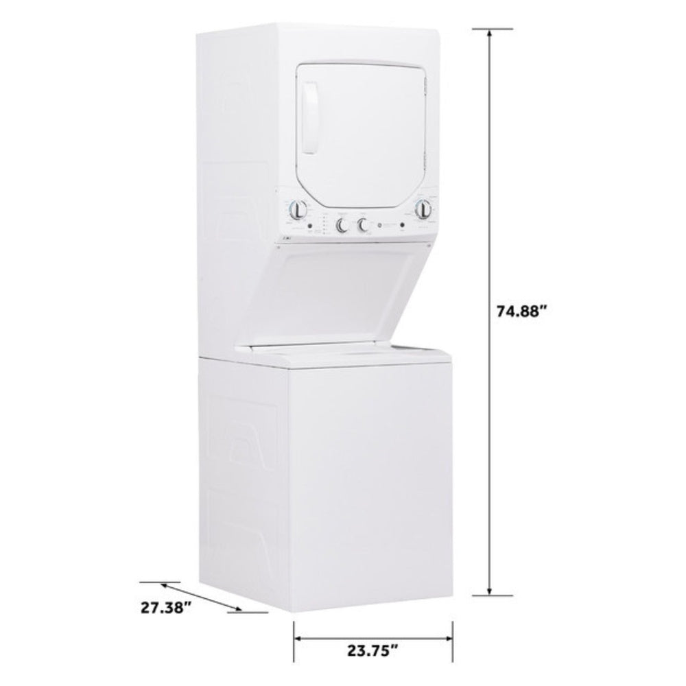 GE GE Unitized Spacemaker® 2.3 cu. ft. Capacity Washer with Stainless Steel Basket 