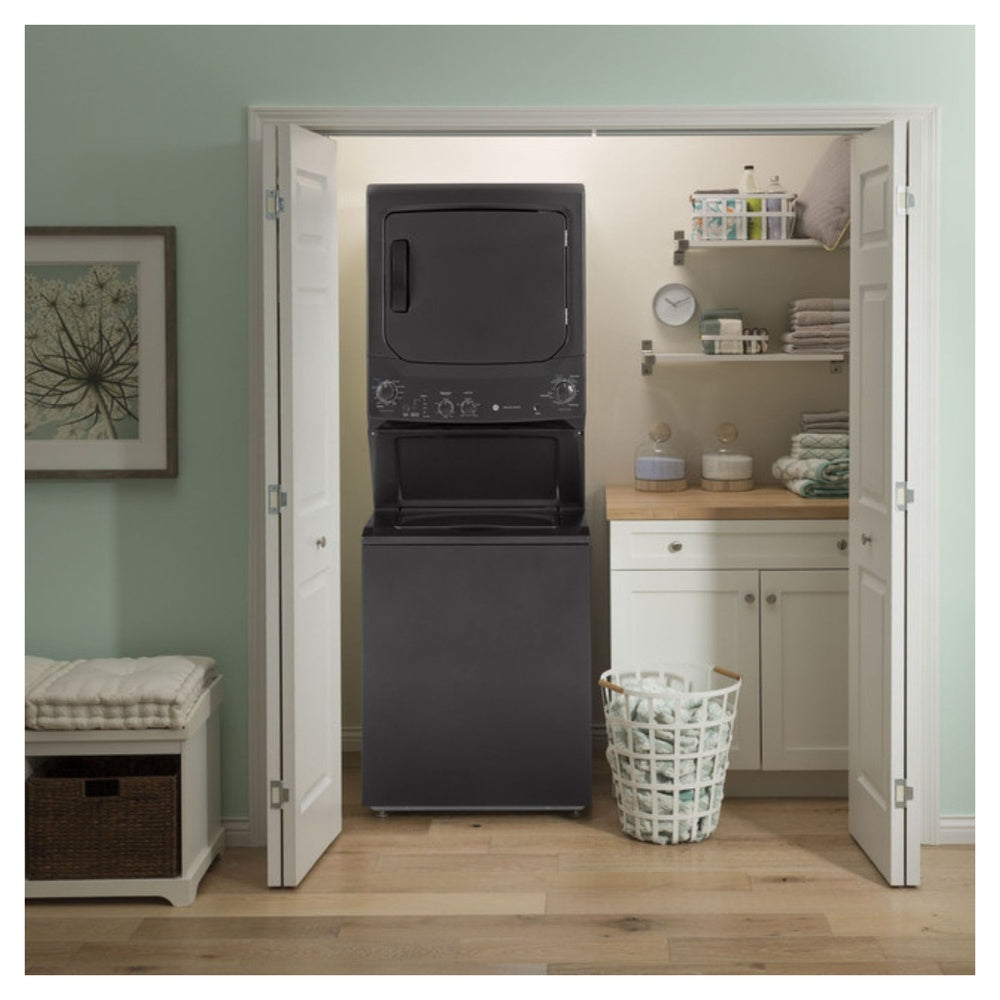 GE GE Unitized Spacemaker® 3.8 cu. ft. Capacity Washer with Stainless Steel Basket 