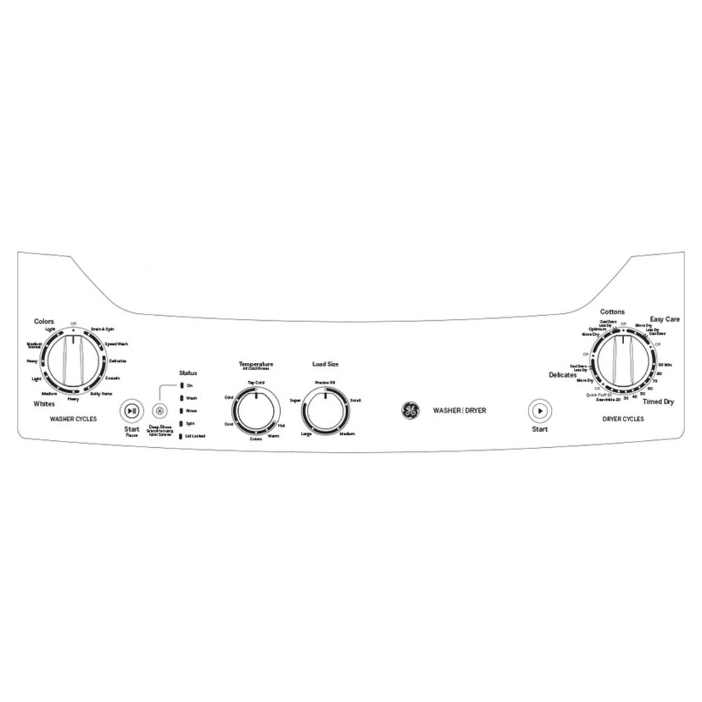 GE GE Unitized Spacemaker® 3.8 cu. ft. Capacity Washer with Stainless Steel Basket 