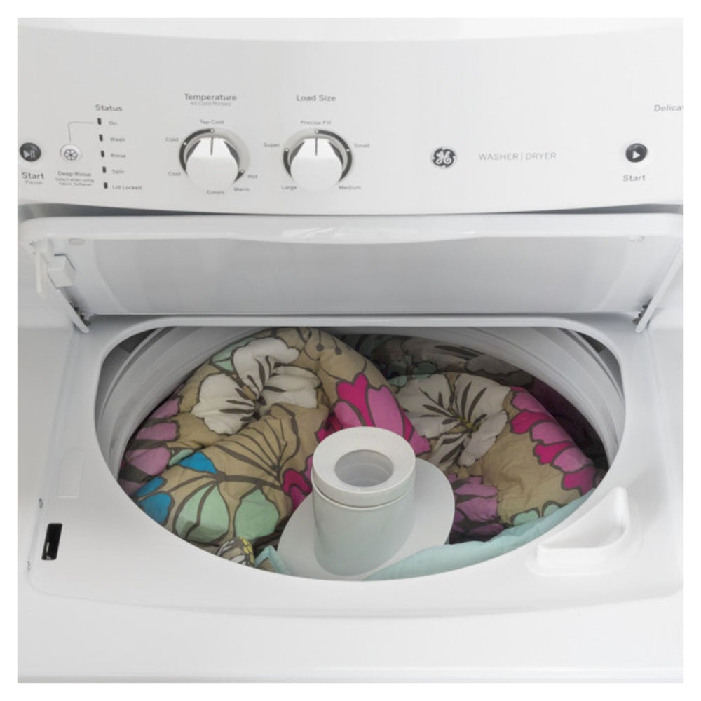 GE GE Unitized Spacemaker® 3.8 cu. ft. Capacity Washer with Stainless Steel Basket 