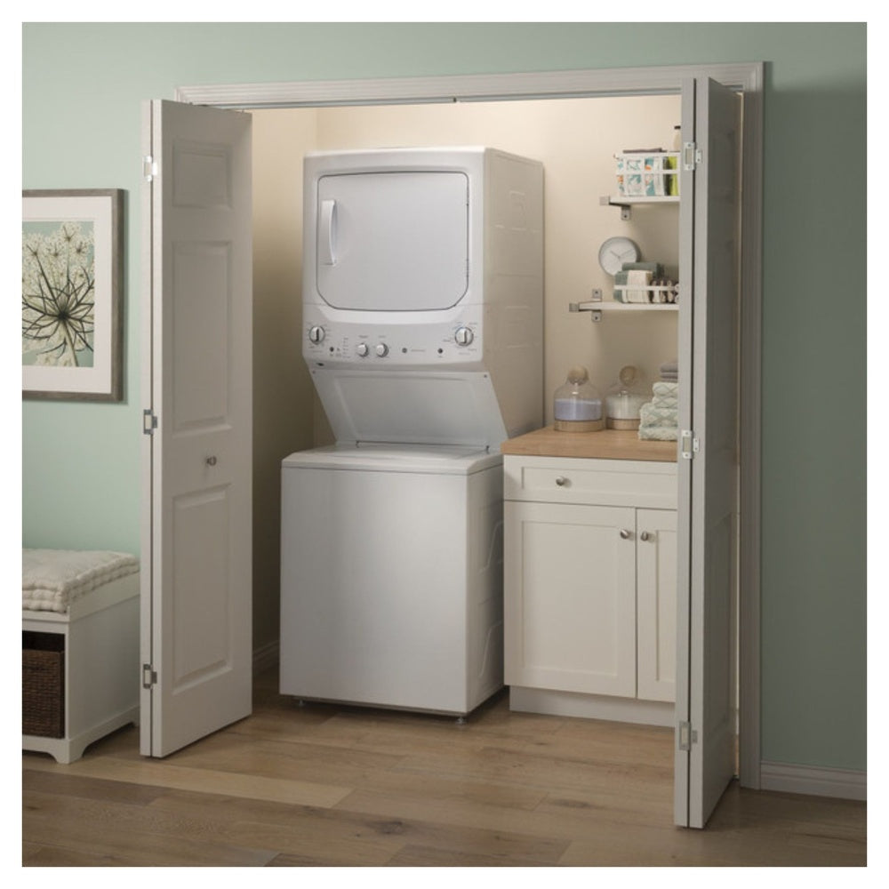 GE GE Unitized Spacemaker® 3.8 cu. ft. Capacity Washer with Stainless Steel Basket 