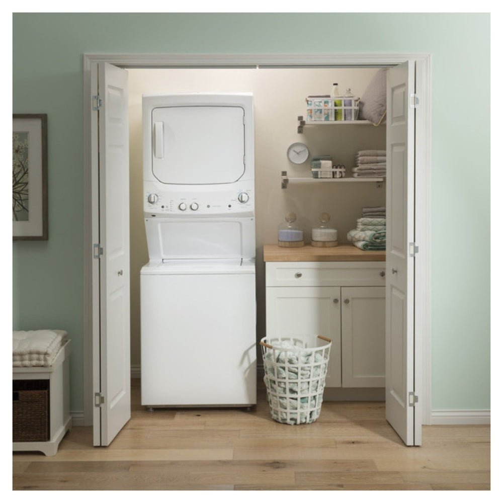 GE GE Unitized Spacemaker® 3.8 cu. ft. Capacity Washer with Stainless Steel Basket 