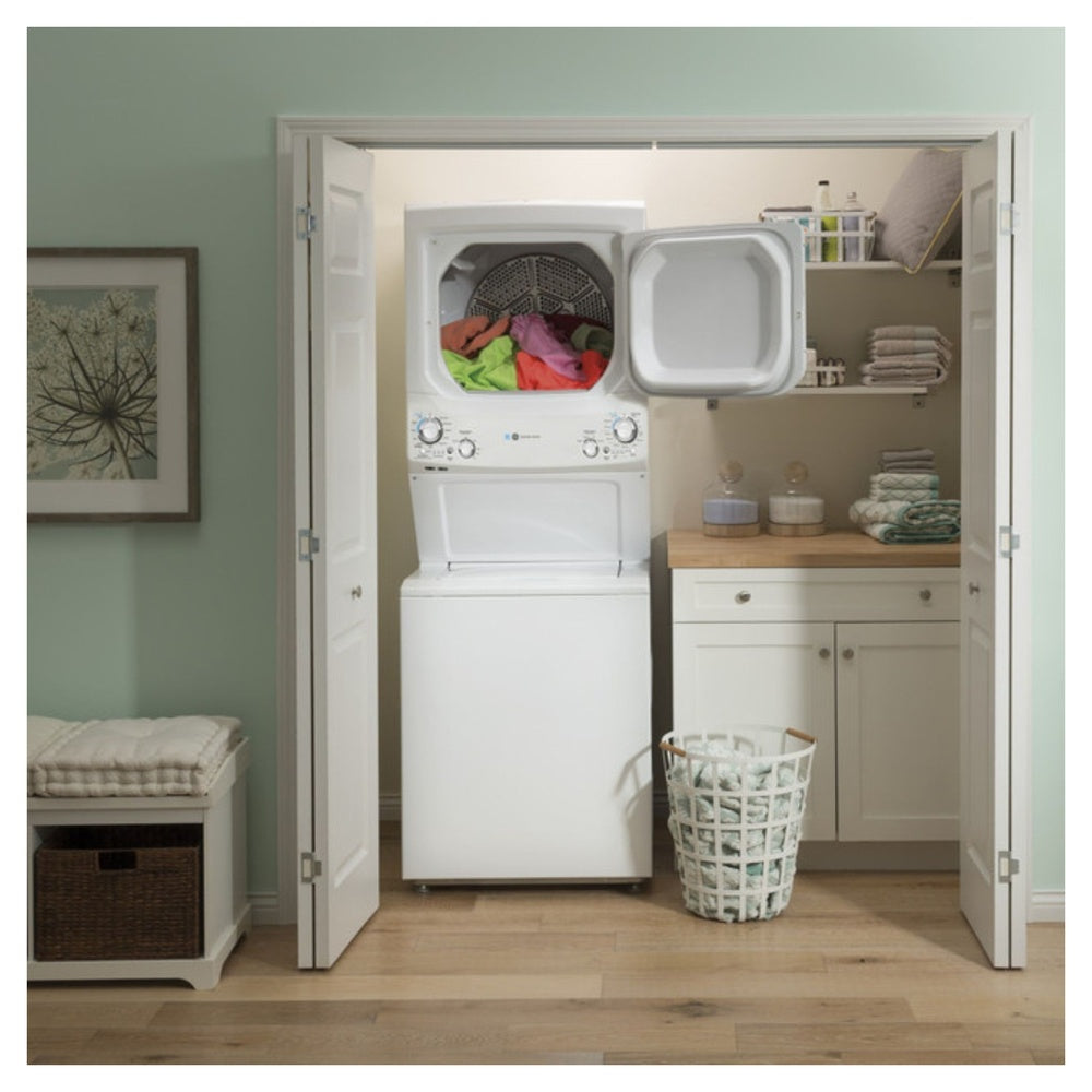 GE GE Unitized Spacemaker® ENERGY STAR® 3.9 cu. ft. Capacity Washer with Stainless 