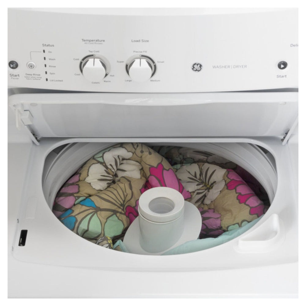 GE GE Unitized Spacemaker® 3.8 cu. ft. Capacity Washer with Stainless Steel Basket 