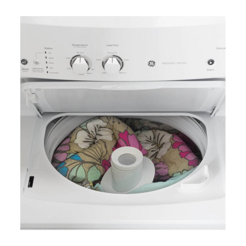 GE GE Unitized Spacemaker® 3.8 cu. ft. Capacity Washer with Stainless Steel Basket 