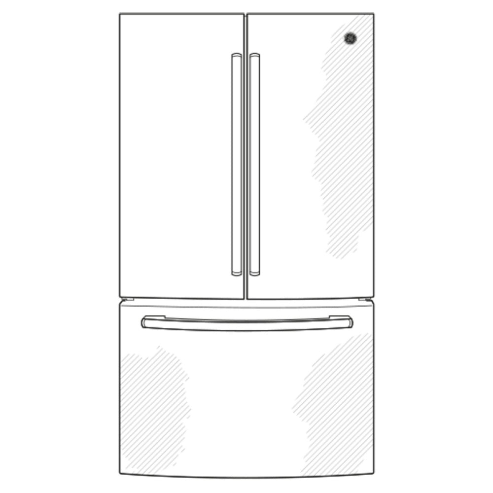 GE GE® ENERGY STAR® 18.6 Cu. Ft. Counter-Depth French-Door Refrigerator
