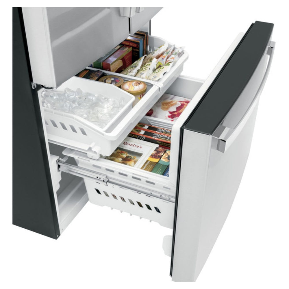 GE GE® ENERGY STAR® 21.9 Cu. Ft. Fingerprint Resistant Counter-Depth French-Door Re