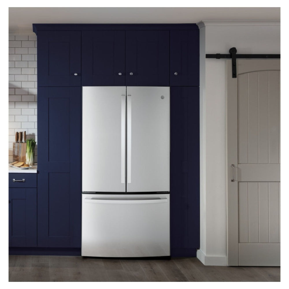 GE GE® ENERGY STAR® 23.1 Cu. Ft. Counter-Depth Fingerprint Resistant French-Door Re