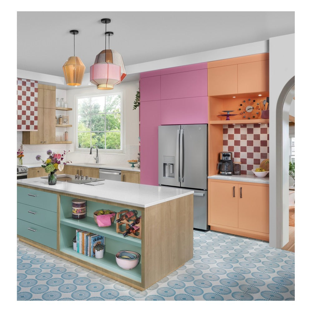 GE GE® ENERGY STAR® 20.6 Cu. Ft. Fingerprint Resistant Counter-Depth French-Door Re